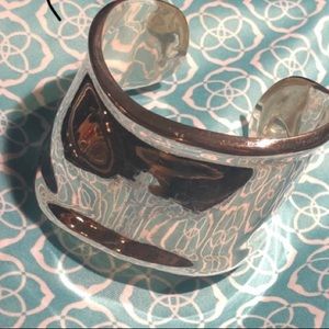 Vintage Sterling Bone Cuff